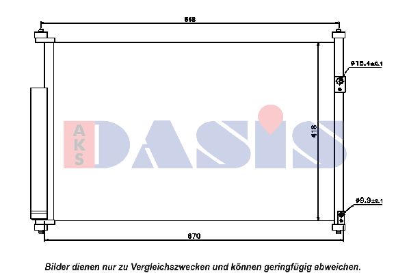 AKS DASIS kondensatorius, oro kondicionierius 322019N